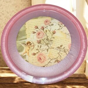 NORE’S NOVELTIES Round Handcrafted Decorative Serving Tray (Lg) “ROMAN D’EPOQUE”